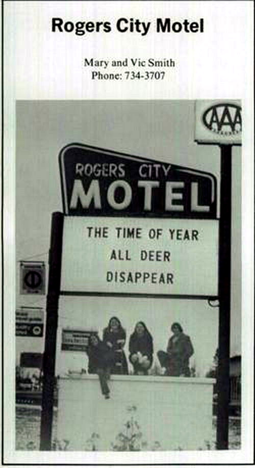 Rogers City Motel - Old Yearbook Ad (newer photo)